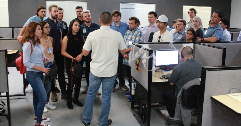 Students Visiting CCSI Operations