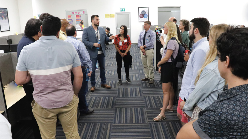 USD Trans-Boder Students Touring CCSI's Operations