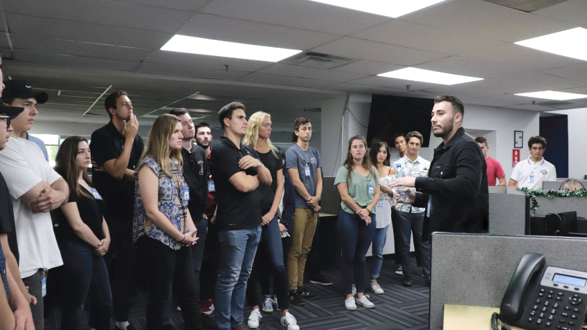 Business International Students at the CCSI Tour